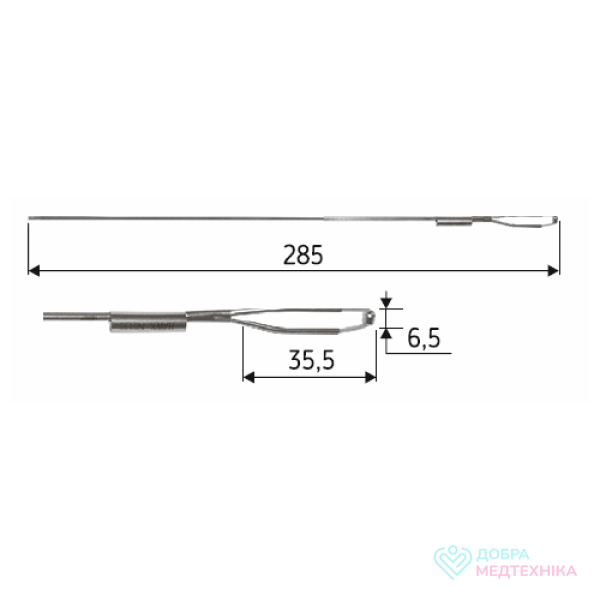 Електрод-ролик монополярний до резектоскопу для резекції тканини та отримання точних зрізів HAWK N6115 (Китай)