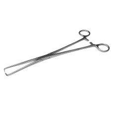 Щипці маткові однозубі (кульові) для відтягування тіла матки Schroder-Braun (Щ-24) 255 мм, Surgiwell (Пакистан)
