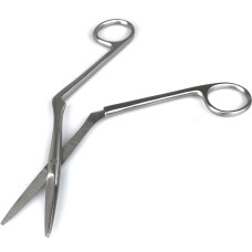 Ножиці хірургічні горизонтально-вигнуті тупокінцеві для резекції Heymann (Н-9-1) 180 мм, Surgiwell (Пакистан)