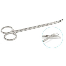 Ножиці судинні тупокінцеві вертикально-вигнуті по радіусу (Н-39) 158 мм, Surgiwell (Пакистан)