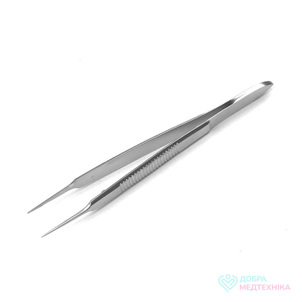 Пінцет 1x2 зубний для зав'язування шва (ПШ-3) 95х0,2 мм, Surgiwell (Пакистан)