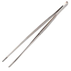 Пінцет гінекологічний анатомічний (П-53) 240х2 мм, Surgiwell (Пакистан)