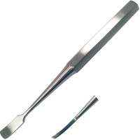 Распатор періостальний з незначним вигином для відділення окістя від кістки по Key (РА-12) 190 мм, Surgiwell (Пакистан)