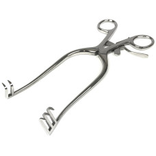 Ранорозширювач із кремальєрою гострокінцевий малий 2х3 зубий по Weitlaner-Loktite (Р-137) 220 мм, Surgiwell (Пакистан)