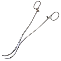 Дисектор із вигнутими ручками з кремальєрою № 4 по Satinsky (Сатинському) (Д-35) 220 мм, Surgiwell (Пакистан)