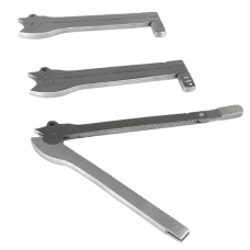 Затискач кровоспинний анастомозний (набір з 3 затискачів) по De Martel-Wolfson (ЗАА), Surgiwell (Пакистан)