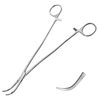 Дисектор із вигнутими ручками з кремальєрою № 2 по Satinsky (Сатинському) (Д-33) 210 мм, Surgiwell (Пакистан)