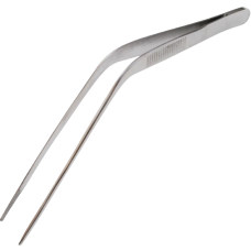 Пінцет анатомічний вушний горизонтально-вигнутий Troeltsch (П-24-1) 150х2 мм, Surgiwell (Пакистан)