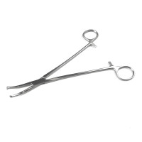 Затискач кровоспинний перитонеальний 1х2 зубий Faure №1 (ЗП-38) 220 мм, Surgiwell (Пакистан)