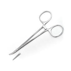 Затискач кровоспинний вигнутий по ребру Dandy-Crile (Москіт) (З-122) 125 мм, Surgiwell (Пакистан)