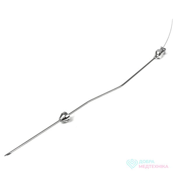 Голка хірургічна для пункції заднього склепіння піхви Menghini (І-27) 140х1,8 мм, Surgiwell (Пакистан)