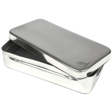 Контейнер медичний для інструментів із кришкою без ручки (ЛК-165) 165x85x35 мм, Surgiwell (Пакистан)