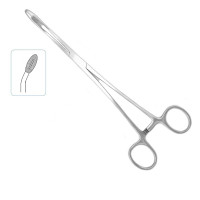 Корнцанг хірургічний вигнутий Maier (Щ-20-2) 256 мм, Surgiwell (Пакистан)