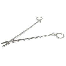 Голкотримач хірургічний з твердосплавними пластинами Mayo-Hegar (І-10-30) 250 мм, Surgiwell (Пакистан)