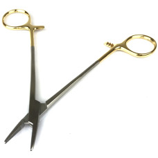 Голкотримач хірургічний з твердосплавом Crile-Wood (І-10-7) 150 мм, Surgiwell (Пакистан)