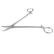 Голкотримач хірургічний вигнутий з жолобком по Mayo-Hegar (І-10-18з) 180 мм, Surgiwell (Пакистан)
