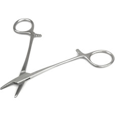 Голкотримач хірургічний зубчастий Halsey (І-10-0) 130 мм, Surgiwell (Пакистан)