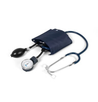 Механічний тонометр із вбудованим стетоскопом та манжетою 22-32 см AND UA-100