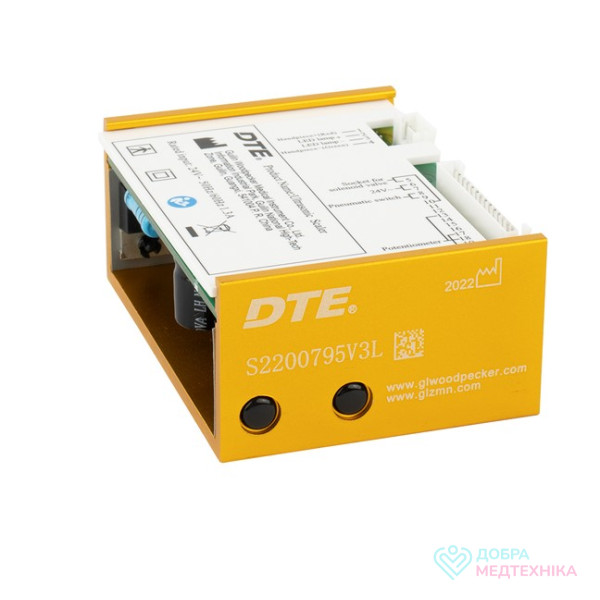 Вбудований ультразвуковий скалер з фіброоптикою, знімний автоклавуємий наконечник, 6 насадок в комплекті, Woodpecker DTE-V3 LED (Китай)