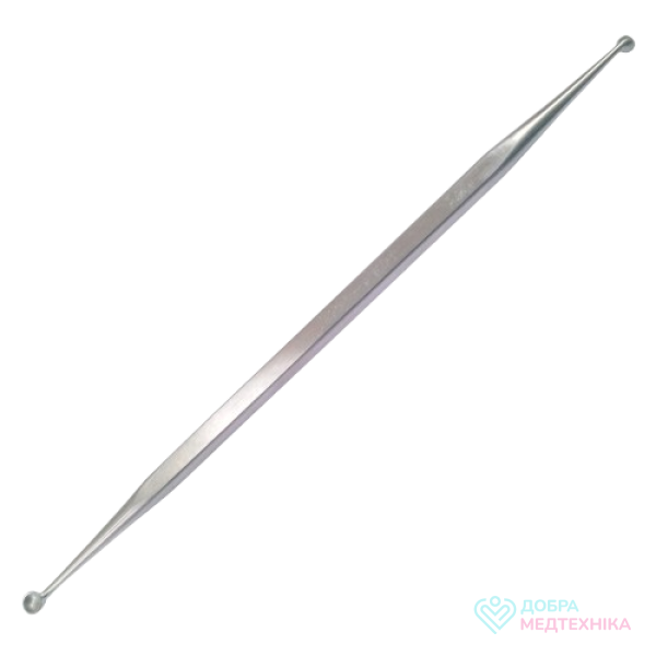 Ложка вушна кюретажна двостороння гостра Jansen (ЛКУ) 150 мм, Surgiwell (Пакистан)