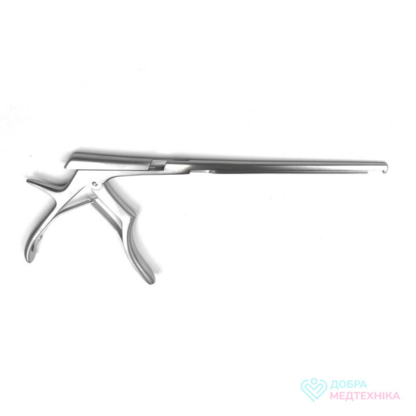 Кусачки кісткові для геміламінектомії Ferris-Smith-Kerrison вигнуті вниз під 90° (КГН-90-4) 200х4 мм, Surgiwell (Пакистан)