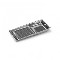 Лоток стоматологічний для зберігання та стерилізації 8 інструментів (ЛС-8і) 200х90х15 мм, Surgiwell (Пакистан)