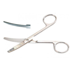 Ножиці хірургічні вертикально-вигнуті тупокінцеві Stevens (Н-22) 100 мм, Surgiwell (Пакистан)