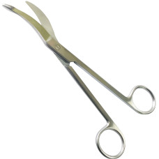  Ножиці хірургічні для промежини по Waldmann вигнуті (Н-П) 180 мм, Surgiwell (Пакистан)