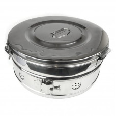 Коробка стерилізаційна з нержавіючої сталі Schimmelbusch (КСК-12п) 12 л, Surgiwell (Пакистан)