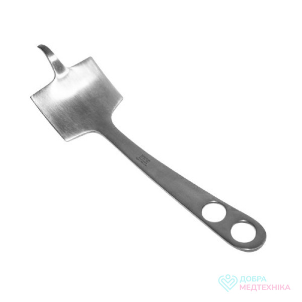 Елеватор хірургічний кістковий Hohmann для елевації, фіксації або вилучення кістки 235х70 мм, Surgicon JO-21-731 (Пакистан)