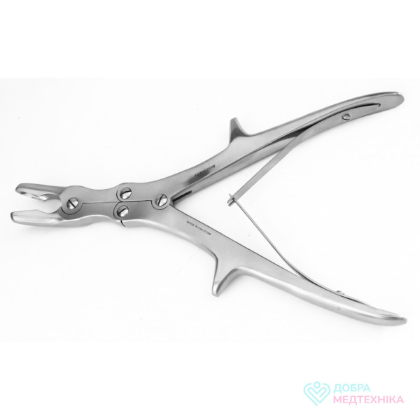 Кусачки хірургічні кісткові вигнуті Stille-Liston 230 мм, Surgicon JO-21-936 (Пакистан)