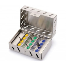 Контейнер для імплантів для стерилізації 12 медичних інструментів Р-модель 80х55х40 мм Nichrominox 500850.P (Франція)