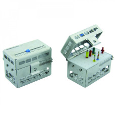 Ендодонтічна касета для стерилізації 32 стоматологічних інструментів 65х43х50 мм Nichrominox 182150 (Франція)