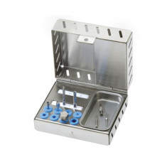 Комплект для імплантології №1 для зберігання та стерилізації стоматологічних інструментів 100х90х50 мм Nichrominox 500561 (Франція)