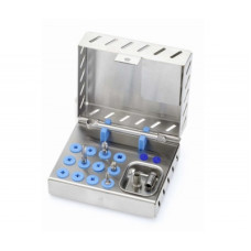 Комплект для імплантології №1 для зберігання та стерилізації стоматологічних інструментів 100х90х50 мм Nichrominox 500571 (Франція)