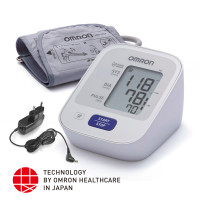 Автоматический тонометр с манжетой 22-32 см и адаптером OMRON M2 Basic НЕM-7121-ARU