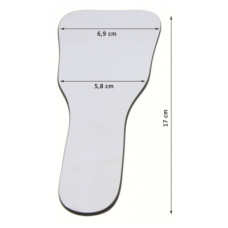 Дзеркало універсальне стоматологічне велике для фотографії внутрішньоротової порожнини 170х69 мм, Nichrominox 190785 (Франція)