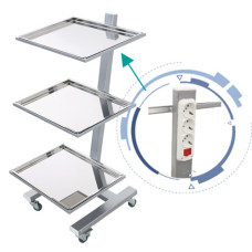  Стійка медична для розміщення медичного обладнання Viola СТП-6 (Україна)