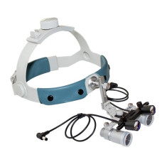 Бінокулярний збільшувач ECMP-4,0x-R ErgonoptiX мікро Призм з освітлювачем D-Light Duo, обруч головний