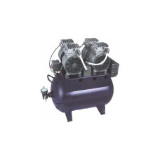 Стоматологічний компресор з горизонтальним ресивером для 2-х установок 55 л Anya ND-140 (Китай)