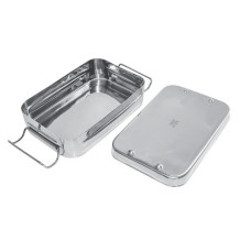 Контейнер медичний для інструментів з кришкою і бічним замком 150х80х35 мм Surgicon JH-2052-15 (Пакистан)