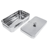 Контейнер медичний для інструменту з кришкою та ручкою 230х130х50 мм Surgicon JH-2050-30 (Пакистан)