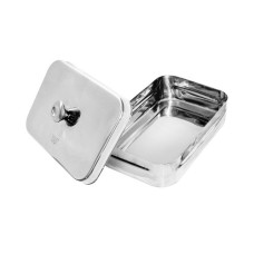 Контейнер медичний для інструментів з ручкою та кришкою 150х80х35 мм Surgicon JH-2050-15 (Пакистан)