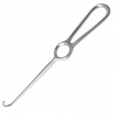 Гачок хірургічний тупокінцевий однозубий по Kocher (КТ-1) 220 мм, Surgiwell (Пакистан)