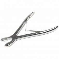 Кусачки хірургічні кісткові з круглими губками вигнуті по LUER (Щ-61) 170 мм, Surgiwell (Пакистан)