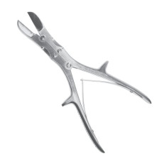 Кусачки хірургічні кісткові вигнуті з гострими закругленими губками Stille-Liston 270 мм, JO-21-966 (Пакистан)