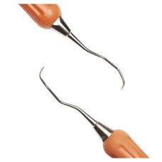 Кюретка стоматологічна LANGER 1-2 для роботи на медіальній та дистальній поверхні зуба, Nova N0737-S (Велика Британія)