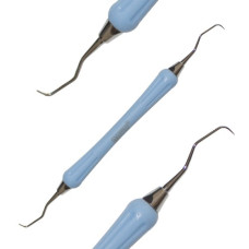 Кюретка стоматологічна Langer 5-6 для роботи на медіальній та дистальній поверхні зуба, Nova N0741-S (Великобританія)