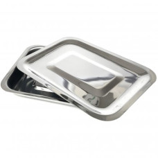 Лоток медичний прямокутний із кришкою (ЛПР-200к) 200х150х25 мм, Surgiwell (Пакистан)