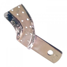 Ложка відтискна стоматологічна перфорована для коронок та мостоподібних протезів, ліва №3 (ЛОМЛ-3), Surgiwell (Пакистан)